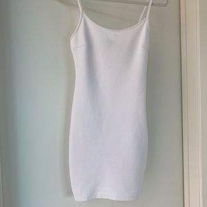 white topshop mini tank dress xs